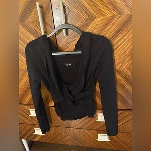 Do + Be Black Off The Shoulder Top